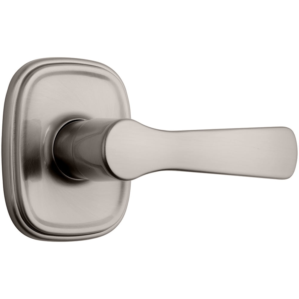 Brink's Push Pull Rotate Alwood Interior Locking Door Lever in Satin