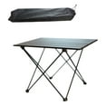 thumbnail image 4 of Mesa plegable para acampar al aire libre, mesa plegable para acampar, portátil, para senderismo, muebles resistentes, para patio trasero, viaje, Picni negro 40x35x29cm, 4 of 8