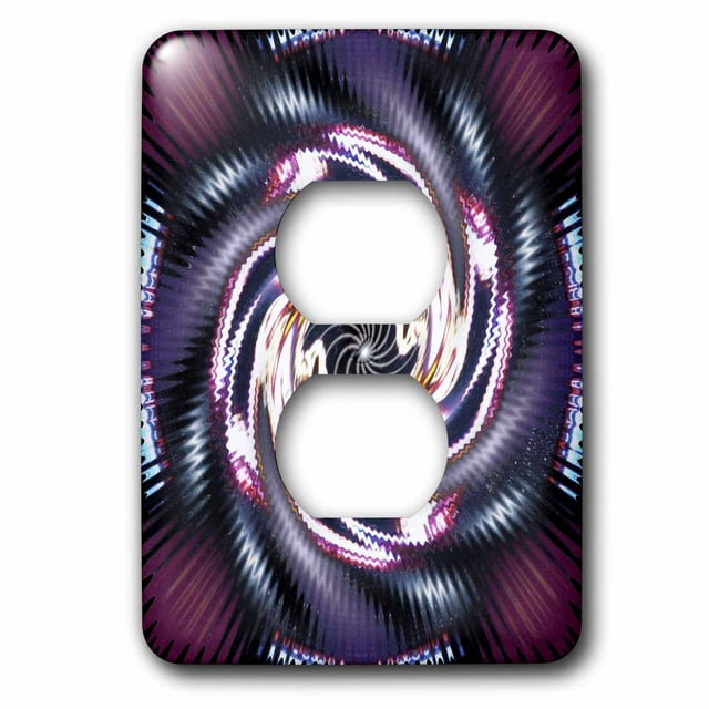 3dRose Volcano Eye Jewel - 2 Plug Outlet Cover (lsp_4011_6)