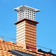 thumbnail image 7 of 8" x 8" Chimney Cap, 304 Stainless Steel Fireplace Chimney Cover Flue Caps, with Adjustable Metal Strips, Screws & Gloves, 7 of 7