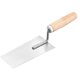 thumbnail image 1 of Uxcell Herramienta de Mano de Albañilería, Paleta de Apuntalamiento de Acero al Carbono de 6.7" x 3" con Mango de Madera de 4.33" para Concreto, Cemento, Yeso, Mortero, Estuco, Azulejo, Blanco, 1 of 6