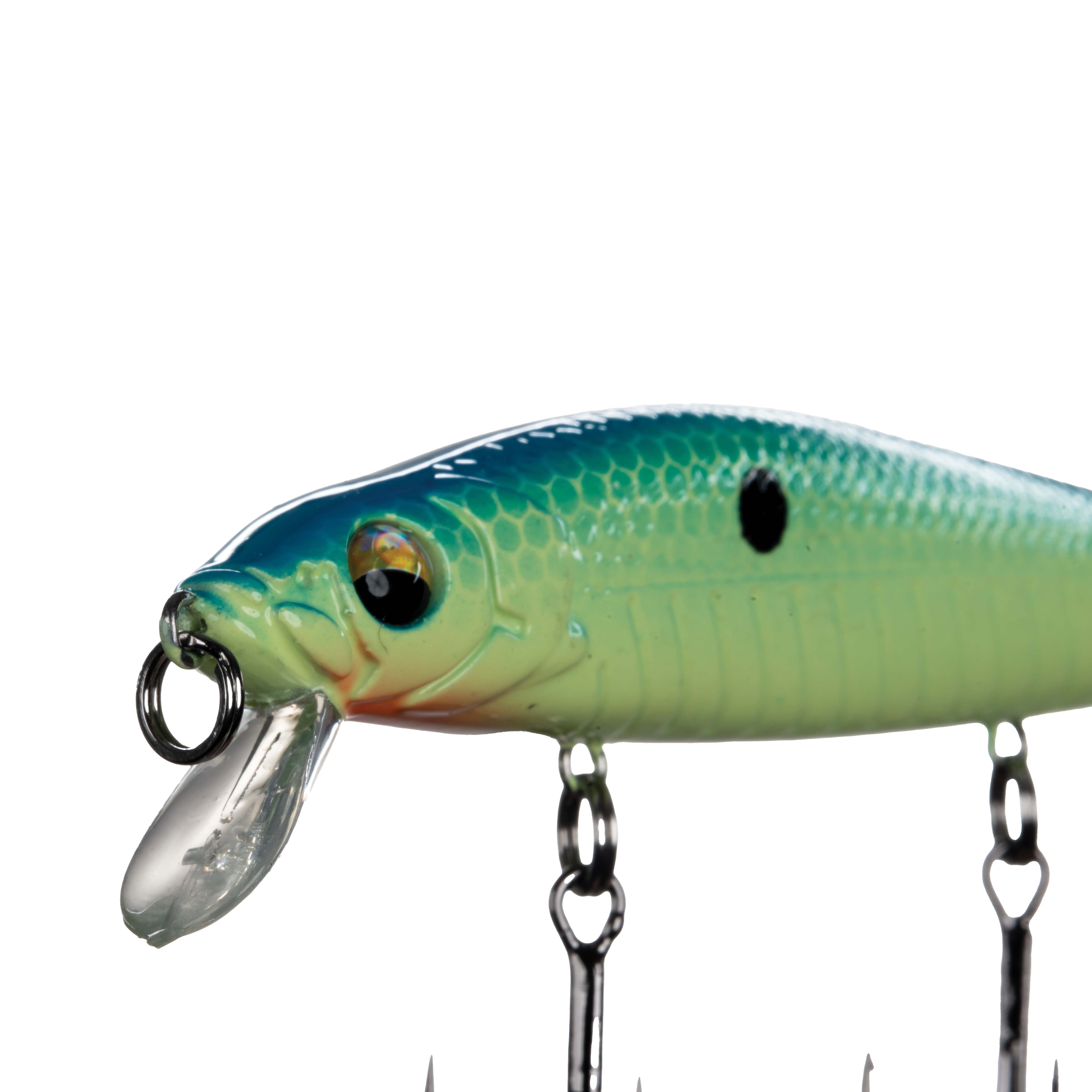 Ozark Trail 4-1/4-Inch Jerkbait, Citrus Shad, Diving Fishing Lure, 6.5-ft Dive Depth