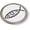 Semi-Flexible Aluminum Bezel, variant on Jesus Fish 3D Domed Design Car Emblem Round Badge Sticker - Flexible
