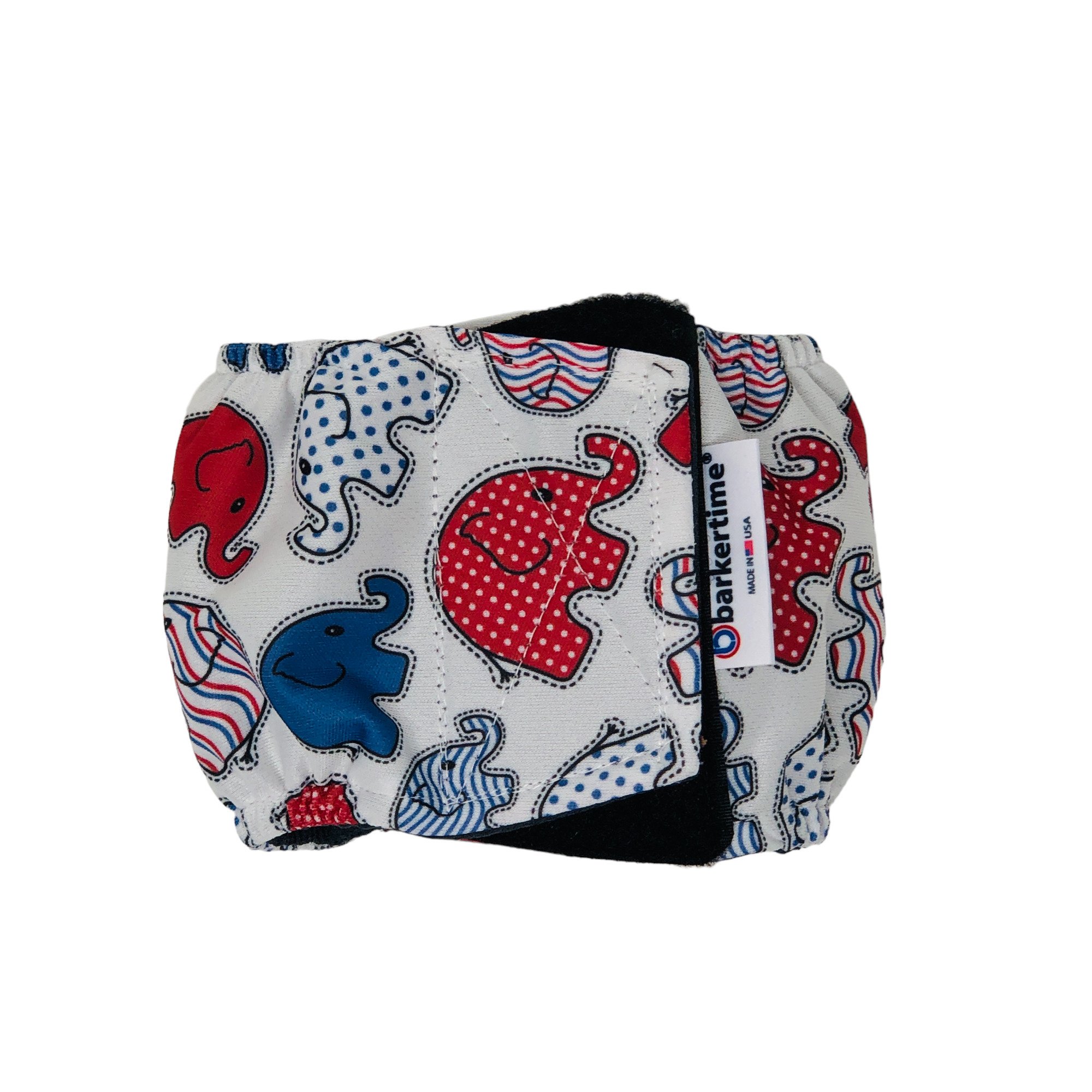 Barkertime Patriotic Elephant Dog Belly Band