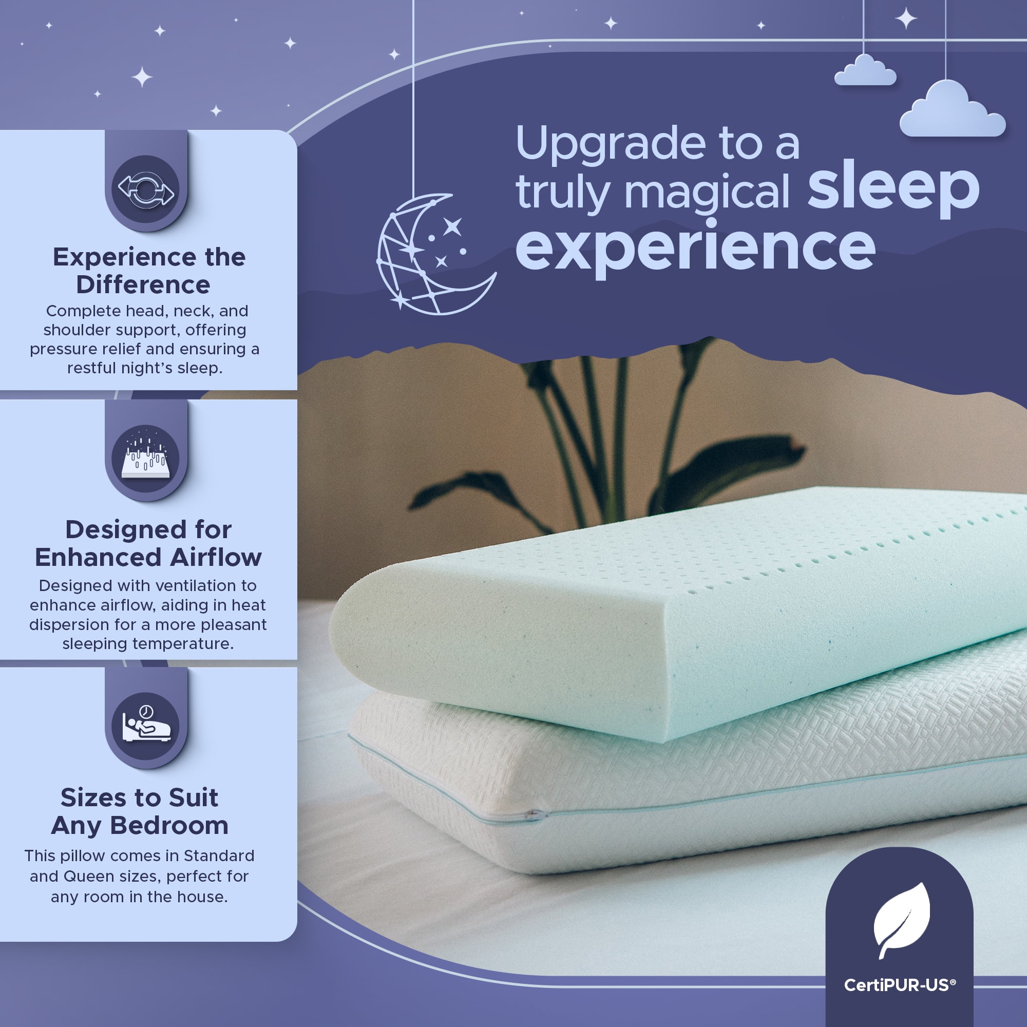 Celestial pillow latex deals