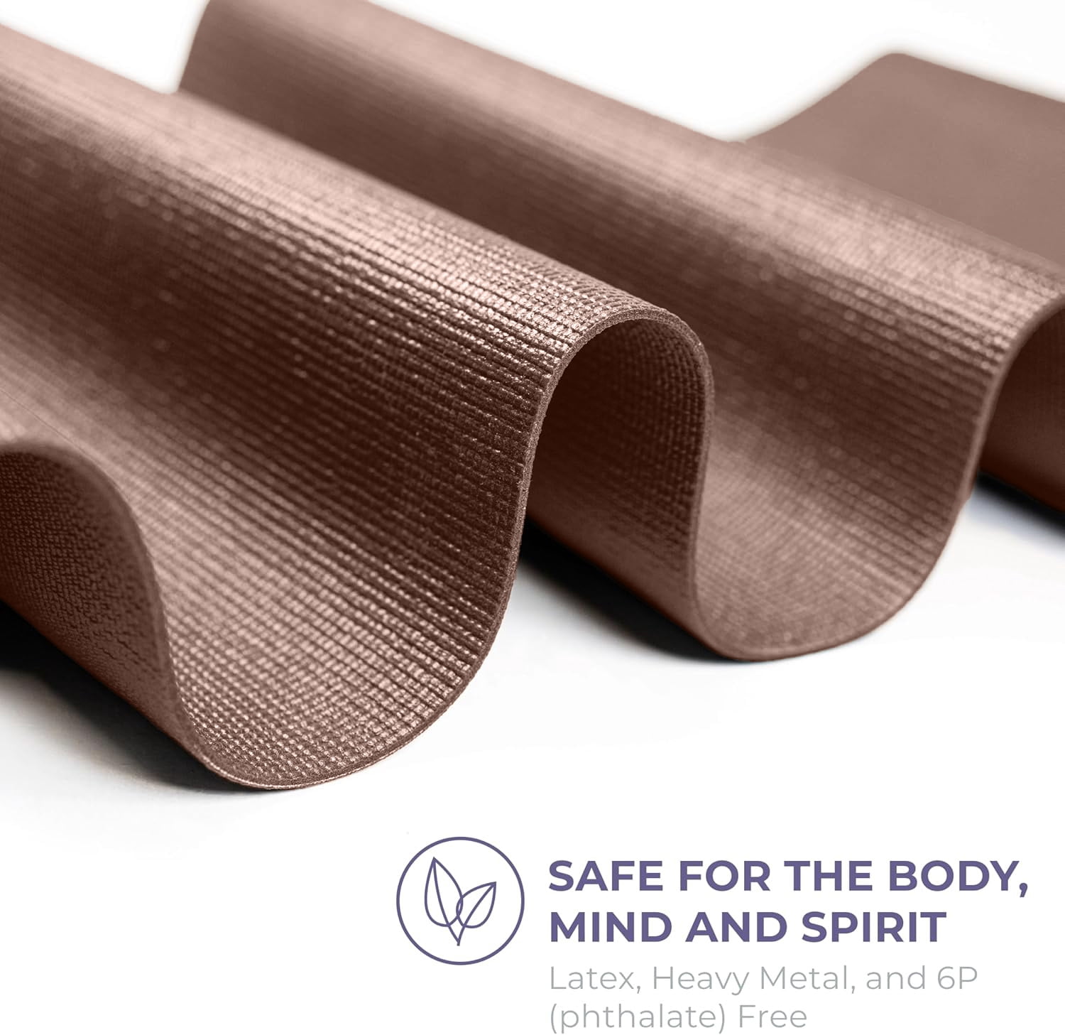 Sunshine Yoga Voyage Yoga Mat Roll, 24in x 50ft Exercise Mat, 5mm Thick Non-Slip Gym Mat for Home Workout and Fitness, Anti-Tear, Cut up to 8 Regular Yoga Mats, Chocolate