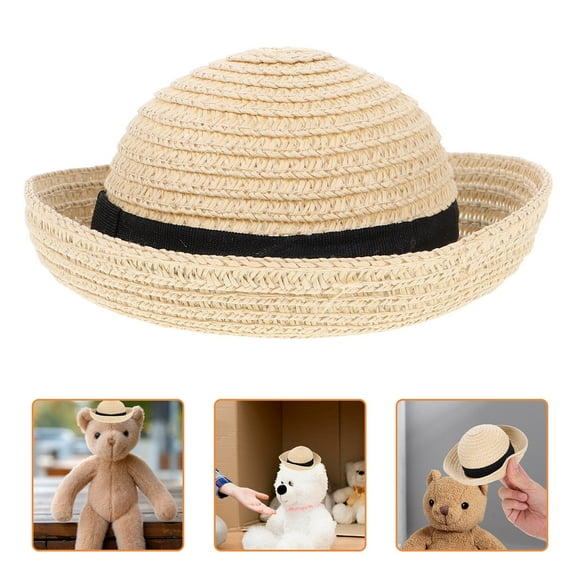IBASETOY Mini For Dolls Hand Knitted Sun Hat Stylish Accessory For Doll Fashion And Party Supplies