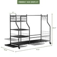 thumbnail image 3 of Golf Bag Storage Garage Organizer,Golf Club Bag Storage Rack for Garage, Extra Storage Rack for Golf Clubs,Golf Bag Organizer Fit for Garage,Shed,Basement, 3 of 8