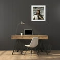 thumbnail image 3 of Titian 15x17 White Modern Wood Framed Museum Art Print Titled - Our Saviour, 3 of 4