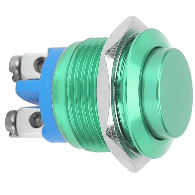Interruptor de pecado de Botón, Un Diseño Sofisticado Duradero no es fácil de Dañar El Interruptor de Botón de Metal de Metal Fácil de Instalar para el Ingeniero para fábrica