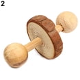 thumbnail image 2 of Flmtop Haltères en Bois Naturel Jouet à Mâcher à Rouleau pour Cochons d'Inde Rats Lapins, 2 of 9