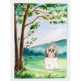 thumbnail image 1 of Carolines Treasures CK2557GF Under the Tree Shih Tzu Garden Size Flag, 1 of 3