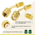 thumbnail image 3 of R410A R22 Valve Core Remover Installer Tool kit with Dual Size Port, 3 of 5