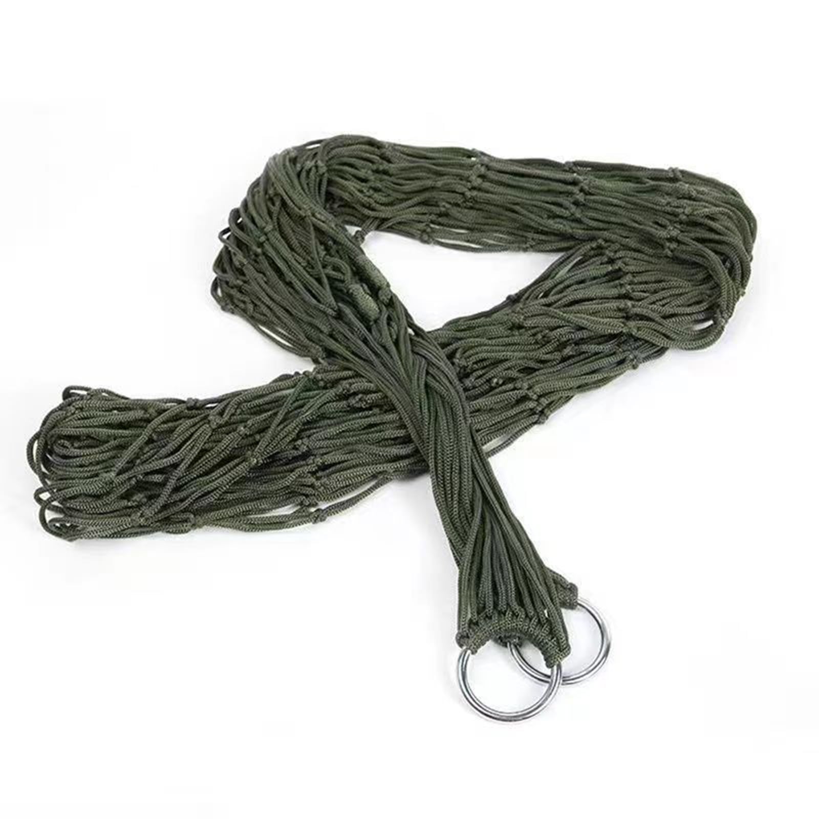 Nylon Rope Meshes Hammock Outdoor Sport Camping Hammock Portable Travel Hammocks Swing Bed Easy to Install