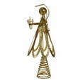 thumbnail image 5 of Kurt S. Adler 12-Inch Gold Glitter Metal Angel Christmas Tree Topper – Elegant Holiday Décor, 5 of 5