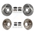 thumbnail image 1 of CMX Front Rear Disc Brake Rotors and Ceramic Pads Kit for Car 2010-2012 Kia Rondo K8C-101342, 1 of 11