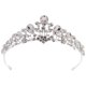 thumbnail image 1 of KAKOWELY Corona de novia con diamantes de imitación para boda, diadema para novia, joyería para el cabello para mujer, 1 of 4