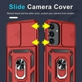 thumbnail image 3 of Cell Phone Cases For Samsung S25 FE Case Built in Slide Camera Lens Cover+Finger Ring Holder Kickstand,Heavy Duty Shockproof Full Body Phone Cover, 3 of 6
