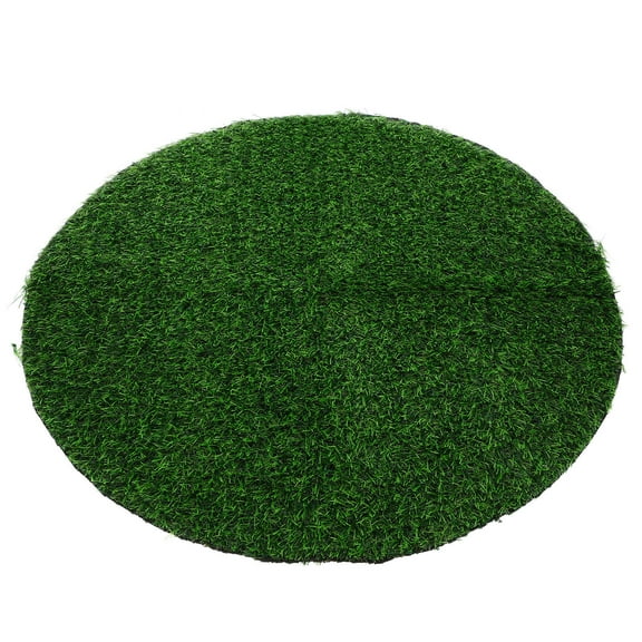 Pawsdot Simulated Grass Table Runner Green PVC for Outdoor Decoration