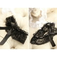 thumbnail image 4 of black Garters for Bride Wedding Garter Lace Bridal Garter Party Leg Thigh Garters for Women, 4 of 4