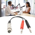 thumbnail image 4 of XLR Y Splitter Sound Cable, Dual 1/4 Inch Male To XLR Female Professional Sound XLR Female To Dual 6.35mm Male Y Splitter Microphone Cable  For Loudspeaker, 4 of 8