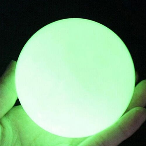 Dserhfy Delicate Glow In Dark Faux Fluorite Sphere Luminous Ball Home Decor Ornament