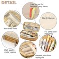 thumbnail image 3 of Large Capacity Pencil Case Durable Pen Holder Organizer Stationery Makeup Cosmetic Pouch For Kids, 22x11cm (upgraded Version-purple)--khaki, 3 of 5