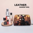 thumbnail image 7 of Saiise Five Nights At Freddy'S Print Makeup Bag PU Leather Travel Makeup Bag Organizer Makeup Pouch, Portable Cosmetic Bags for Women,Cute Make Up Bag for Travel Size Toiletries Accessories Brushes, 7 of 7