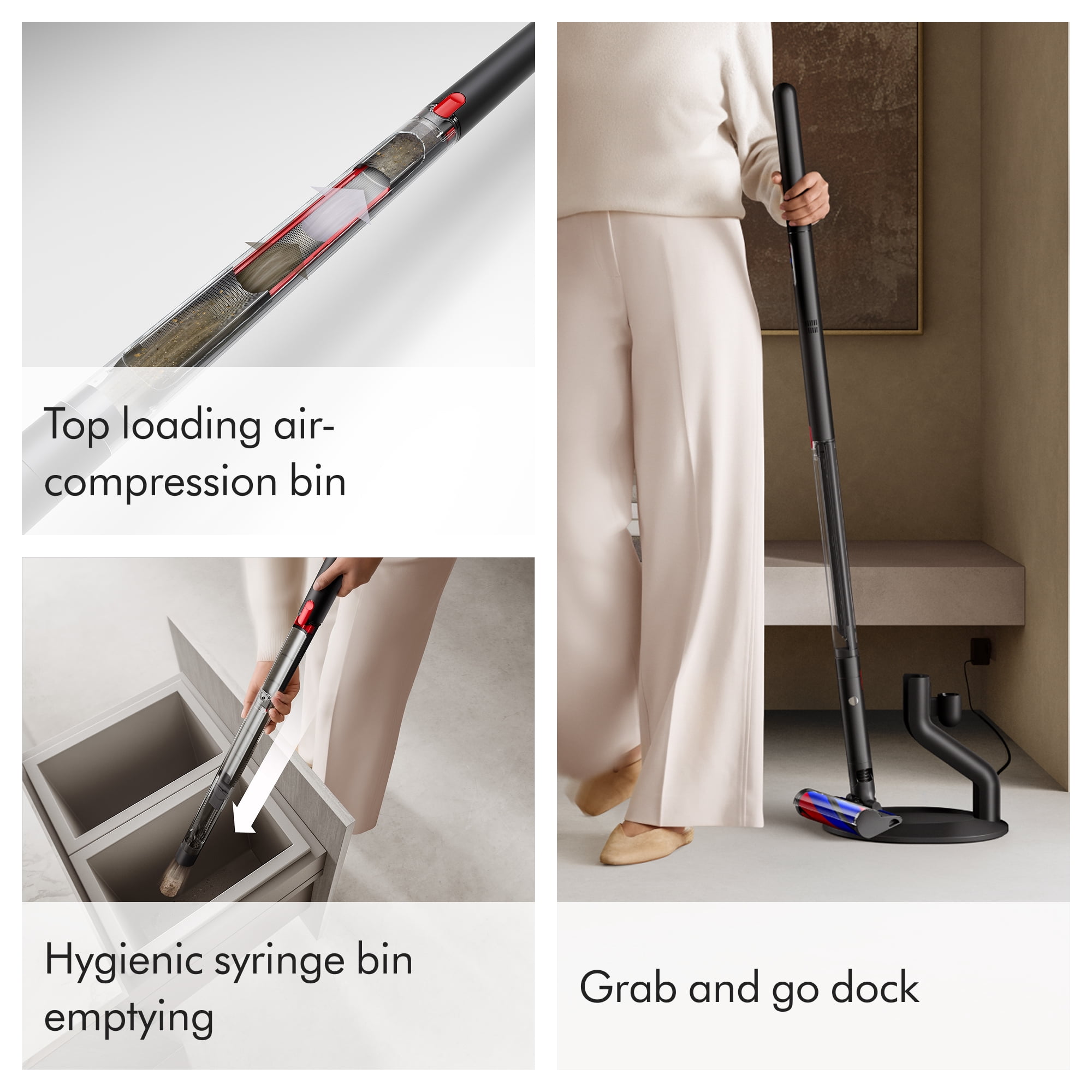 Dyson PencilVac™ Fluffy Cordless Vacuum | Black | New | Latest