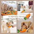 thumbnail image 5 of Carrot Snuffle Mat For Dogs Cats Puzzle Toy With 12 Carrots For Small Medium Large Interactive Pet Stress Relief Dogs Chew Toys, 5 of 5