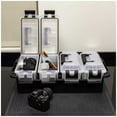 thumbnail image 3 of Greenmade Black/Clear Storage Box Set 7.5 in. H X 11.65 in. W X 24 in. D Stackable, 3 of 5