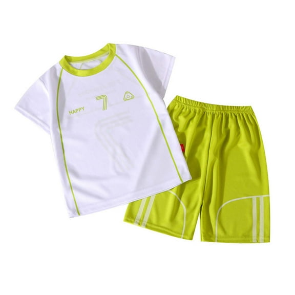 RTKFRFLM Fall Sportswear Set For Boys Quick Drying Short Sleeved T Shirt And Shorts 2 Piece Set Casual Lightweight Comfortable And Breathable. Clothes Sets,Size 2-3 Years