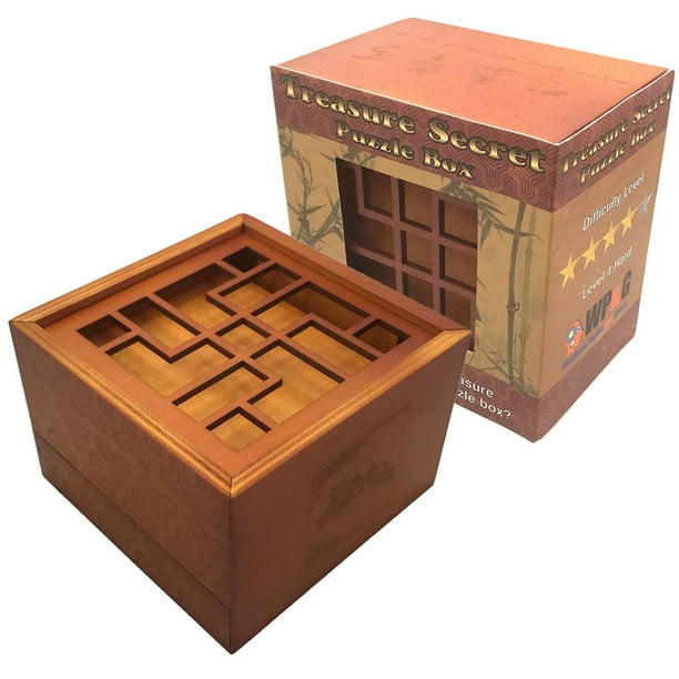 Treasure Secret Puzzle Box Money and Gift Cards Secret Box Walmart