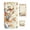 Beige, variant on Fall Thanksgiving Bath Towels for Bathroom Set,Luxury Microfiber Towels Gifts for Women,Quick Dry Beach Kitchen Hand Hair Face Towel and Dish Washcloth,Vintage Squirrel Fox Pumpkin Leaves Towels+Set
