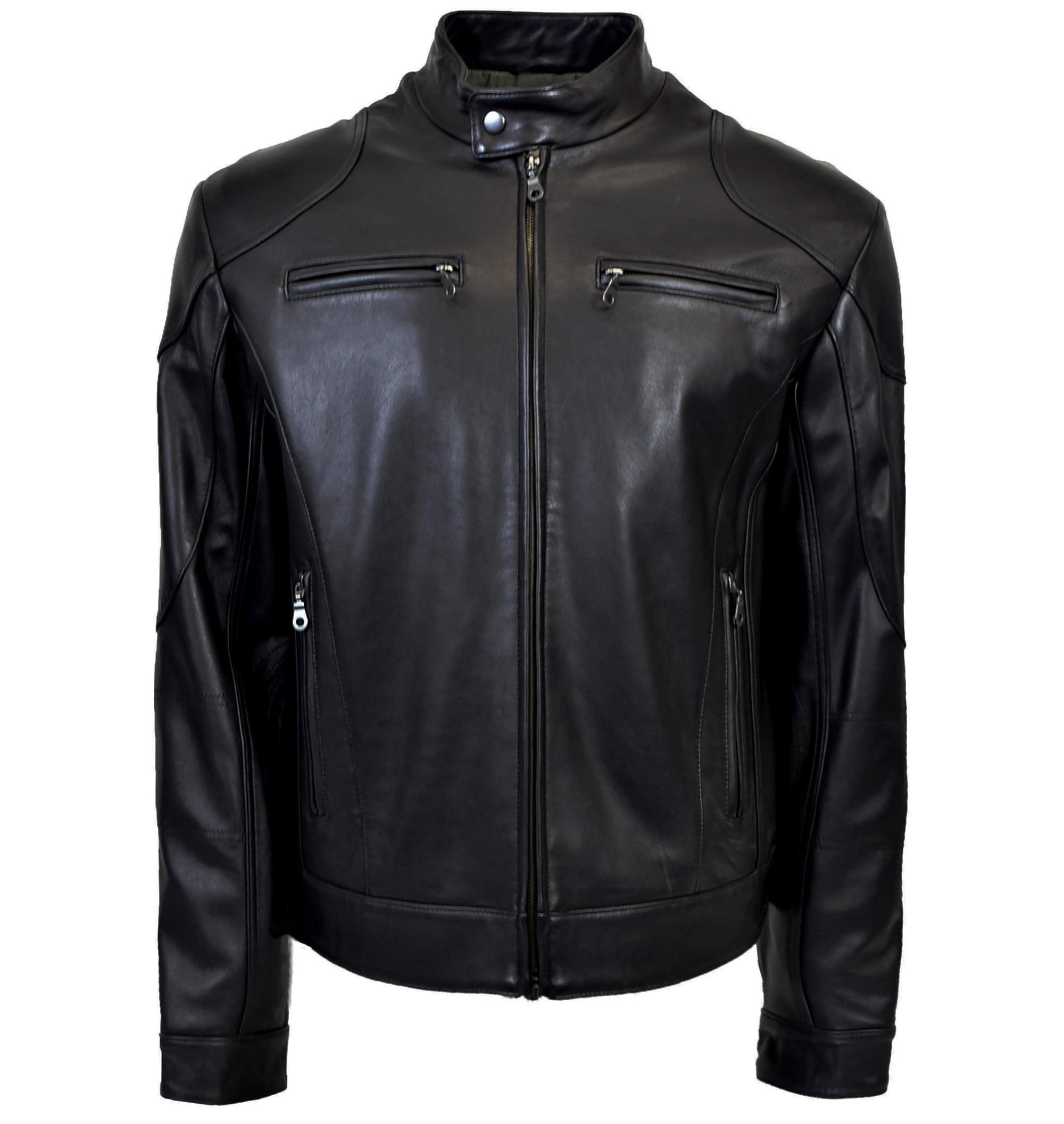 Victory Outfitters Men's Leather Racing Jacket