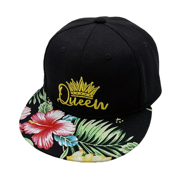 Gorra de béisbol bordada con corona de reina para hombre