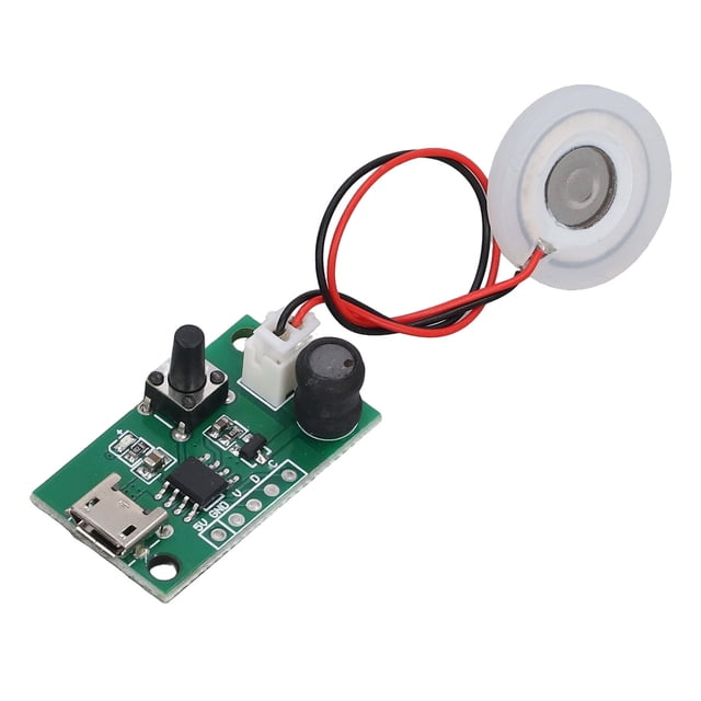Disco De Atomización, Módulo Humidificador USB Portátil 5V Gran Volumen De Pulverización 2W Estable De Poco Ruido Para Coche