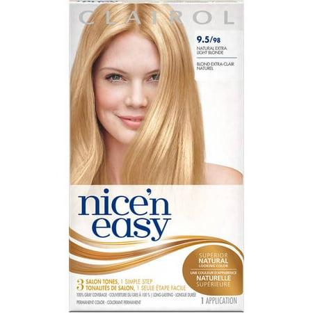Clairol Nice 'n Easy Sun Kissed Permanent Hair Color, 9.5 ...