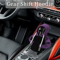 thumbnail image 3 of Car Gear Shift Hoodie, Universal Gear Shift Knob Cover, Hoodie For Car Shifter, Automotive Manual Interior Cute Gadgets, Car Interior Accessories And Decorations-Purple, 3 of 5