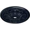 thumbnail image 3 of 30"OD x 3 7/8"ID x 3 1/4"P Flagstone Ceiling Medallion (Fits Canopies up to 3 7/8"), Hand-Painted Midnight Dream, 3 of 6