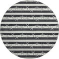 thumbnail image 2 of Addison Rugs Mayfield Washable Coastal Starfish Midnight Round Rug, 8' x 8', 2 of 5