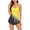 Yellow, variant on ibuvkizy Women Bikini Swim Top Tankinis Swimsuits for Women,Printing Two Piece Sexy Push-Up Pad Swimwear Swimsuit Beachwear Set Padded Swimsuit Tops Ladies Girls Summer