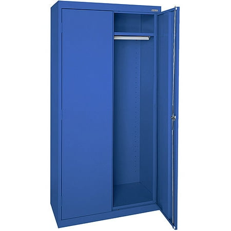 Elite Series Wardrobe Cabinet with Adjustable Shelf, 46"W x 24"D x 72"H, Blue