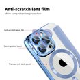 thumbnail image 2 of Flip Magnetic Case for Apple iPhone 12 Pro, Compatible with Magsafe Cards Holder Wallet Case RFID Blocking Clear Back Cover Anti-Scratch Folio Shockproof Bisiness Type Case for Women, Blue, 2 of 7