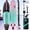 B, variant on Ultifit Inflatable Paddle Board Extra Wide 450 Lbs Capacity Anti-Slip Design with SUP Accessories 11'6" x 35" Wood Color