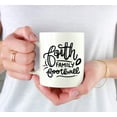 thumbnail image 3 of Koyal Wholesale Fall Autumn Season 11oz. Coffee Mug Gift, Faith Family Football, 1-Pack, 3 of 5