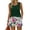 Army Green, variant on Two Piece Sets for Women - Women's Summer Casual Shorts Set Sleeveless Square Neck Athletic Top with Pockets and Drawstring - Vacation Outfit,Army Green L