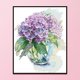 thumbnail image 1 of Cuadros Decorativos Kits de bordado parcial Hydrangea 11CT Costura estampada Decoraciones de arte para el hogar Ndcxsfigh Nuevos Originales, 1 of 9