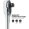 thumbnail image 2 of Neiko 03069A 3/4-Inch-Drive Extendable Ratchet Handle, 24-Tooth Reversible Ratcheting Feature, Extends 24 to 39 3/4 Inches, 2 of 5