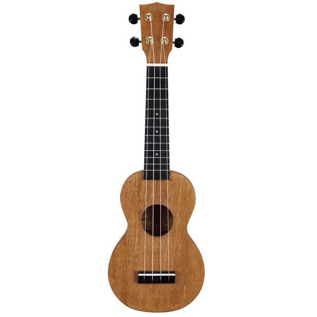 Mahalo Slimline Series Soprano Ukulele With Carrying Bag, Transparent Brown